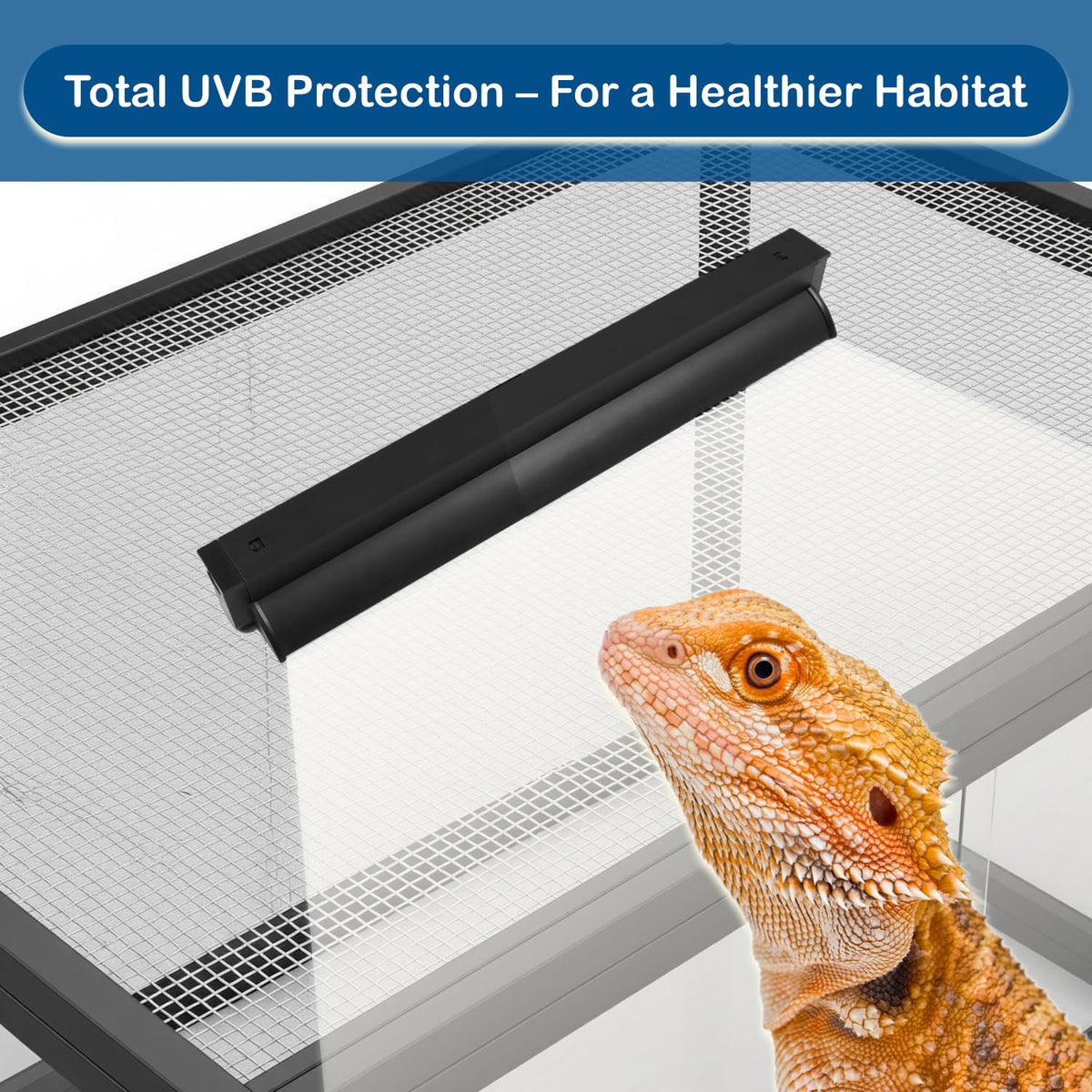 8W 10.0 UVB Reptile Light Fixture Kit D285447