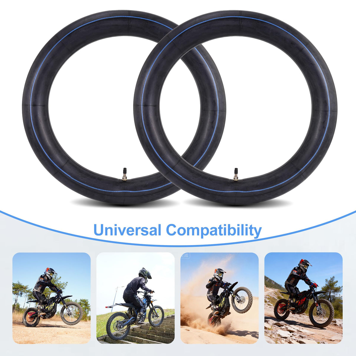2-Pack Heavy Duty Thickened Inner Tubes Q29122