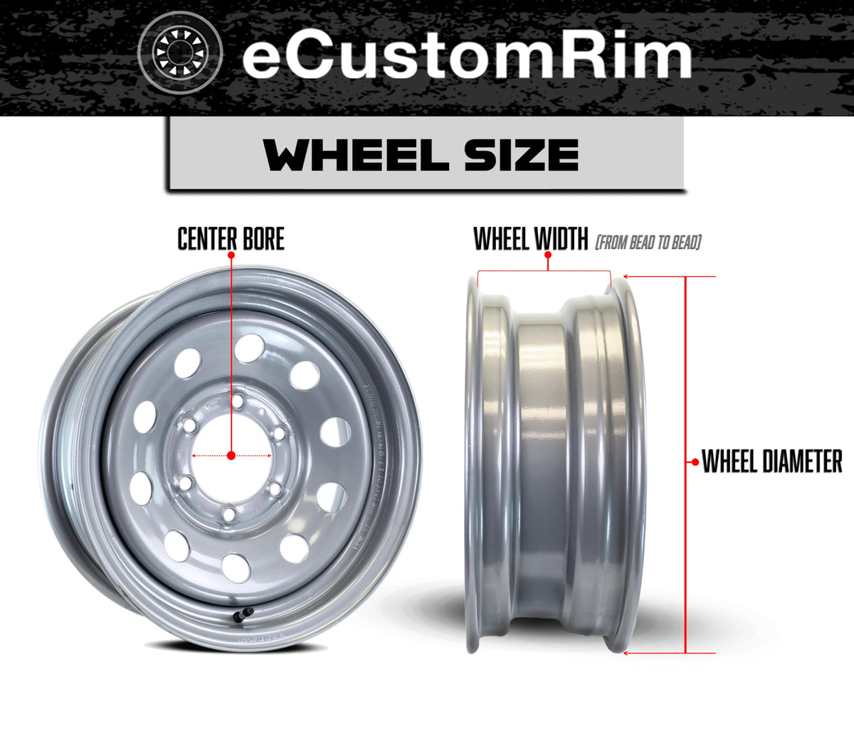 12 Inch Trailer Tire Rim Assembly I8977