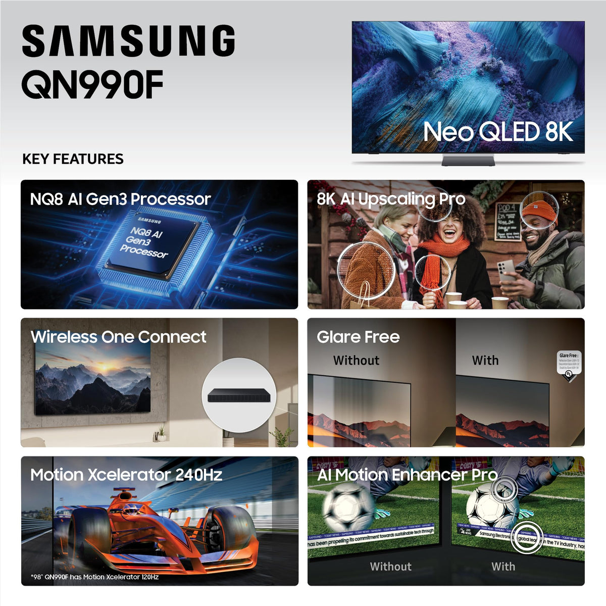 85-Inch 8K Mini LED Smart TV M985680