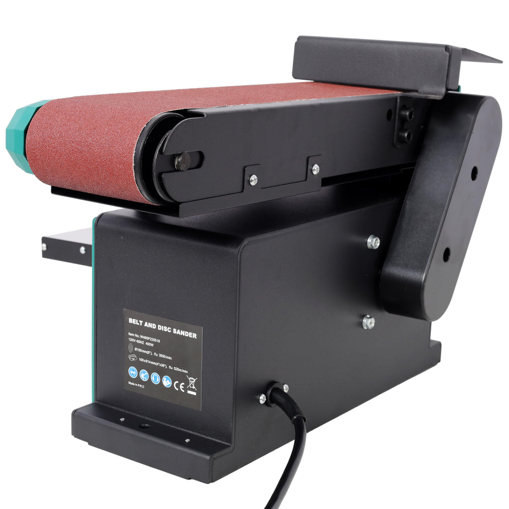 6" Disc and 4 x 36 in. Belt Sander with Aluminum Worktable V5864
