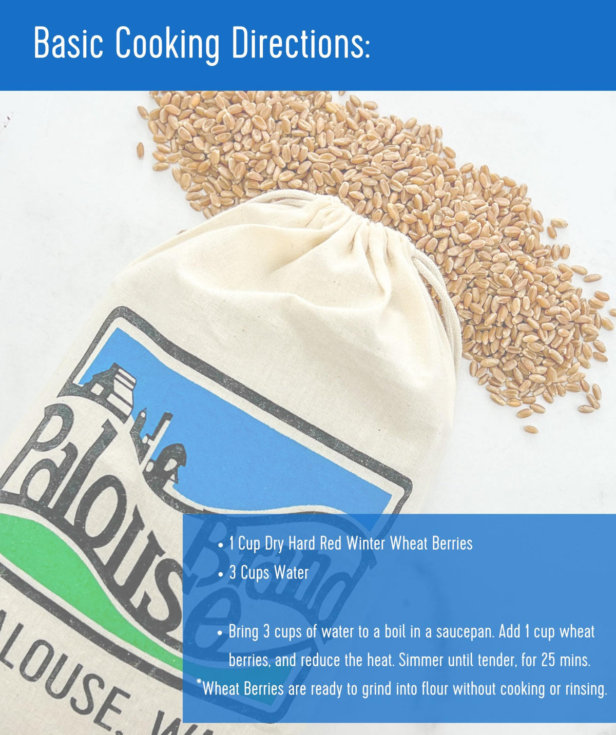 Hard Red Winter Wheat Berries 25 LBS Bucket L75322