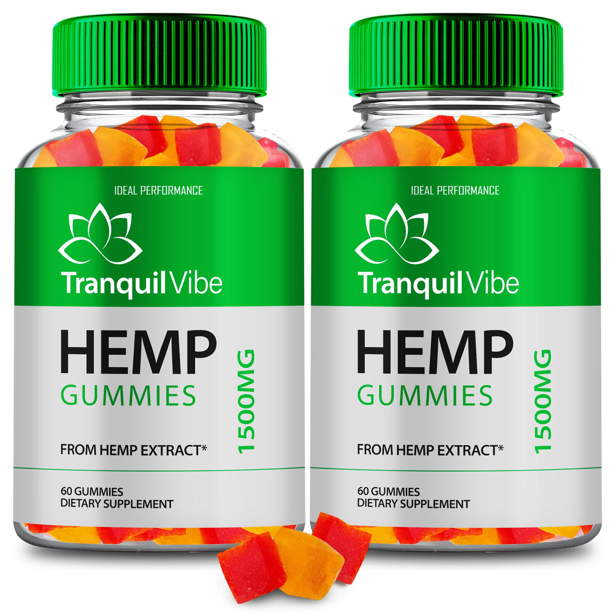 Hemp Gummies Maximum Strength All Natural 2 Pack U191