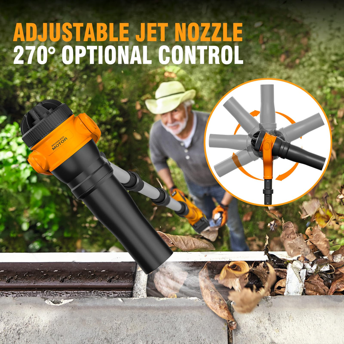 40V Cordless Leaf Blower 580CFM 180MPH M860