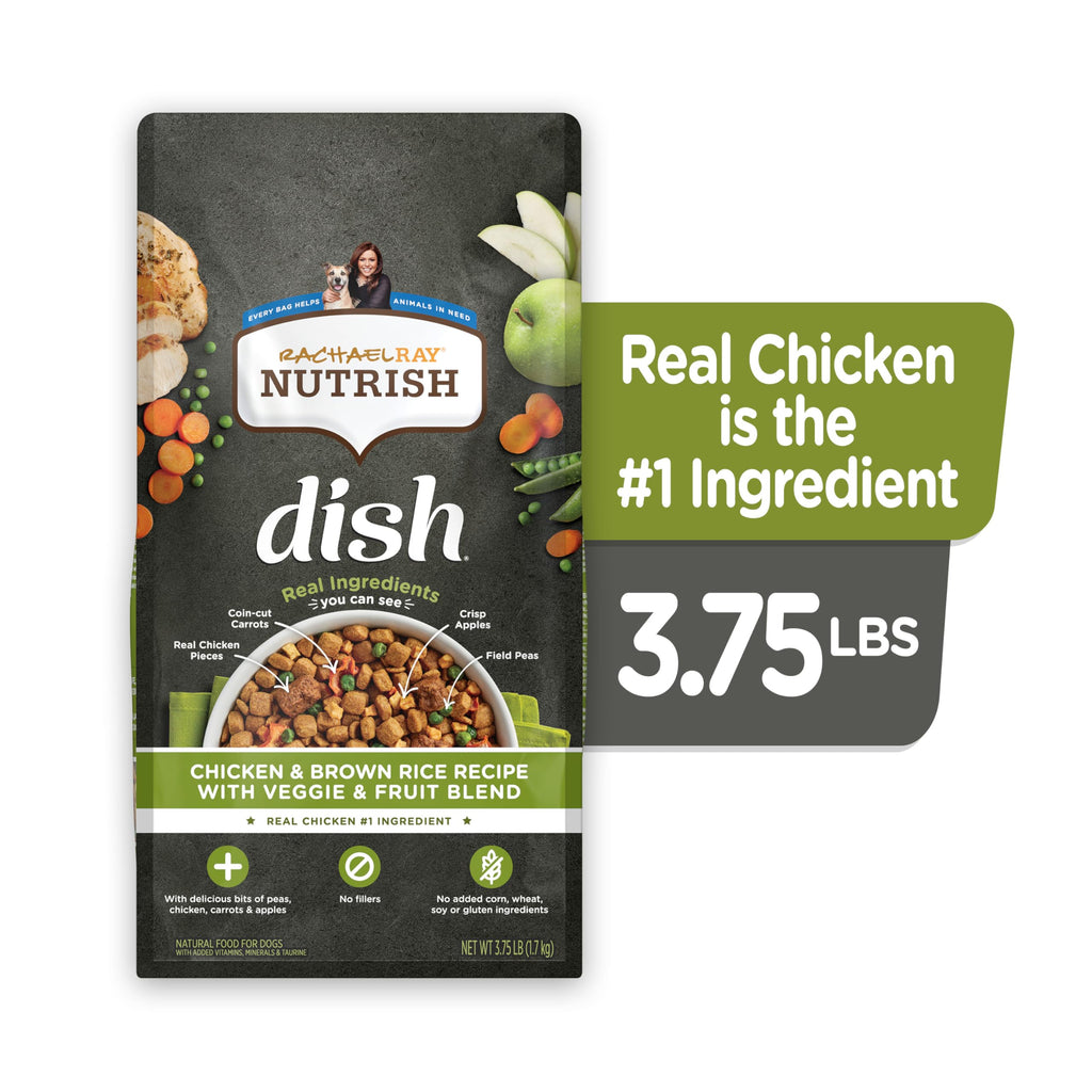 Natural Dry Dog Food Chicken & Brown Rice 3.75 Pound Bag Pack of 2 G635921