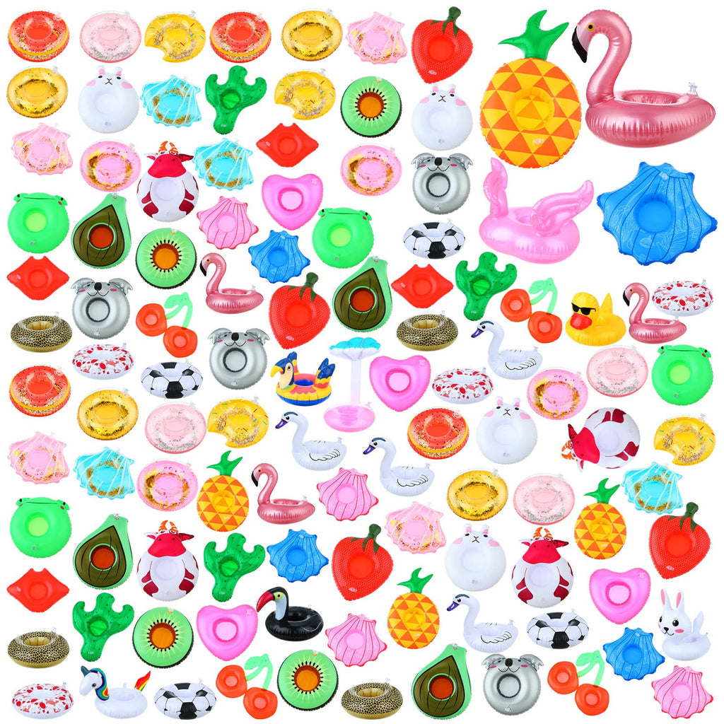 102 Pcs Inflatable Drink Holders with Air Pump N41425