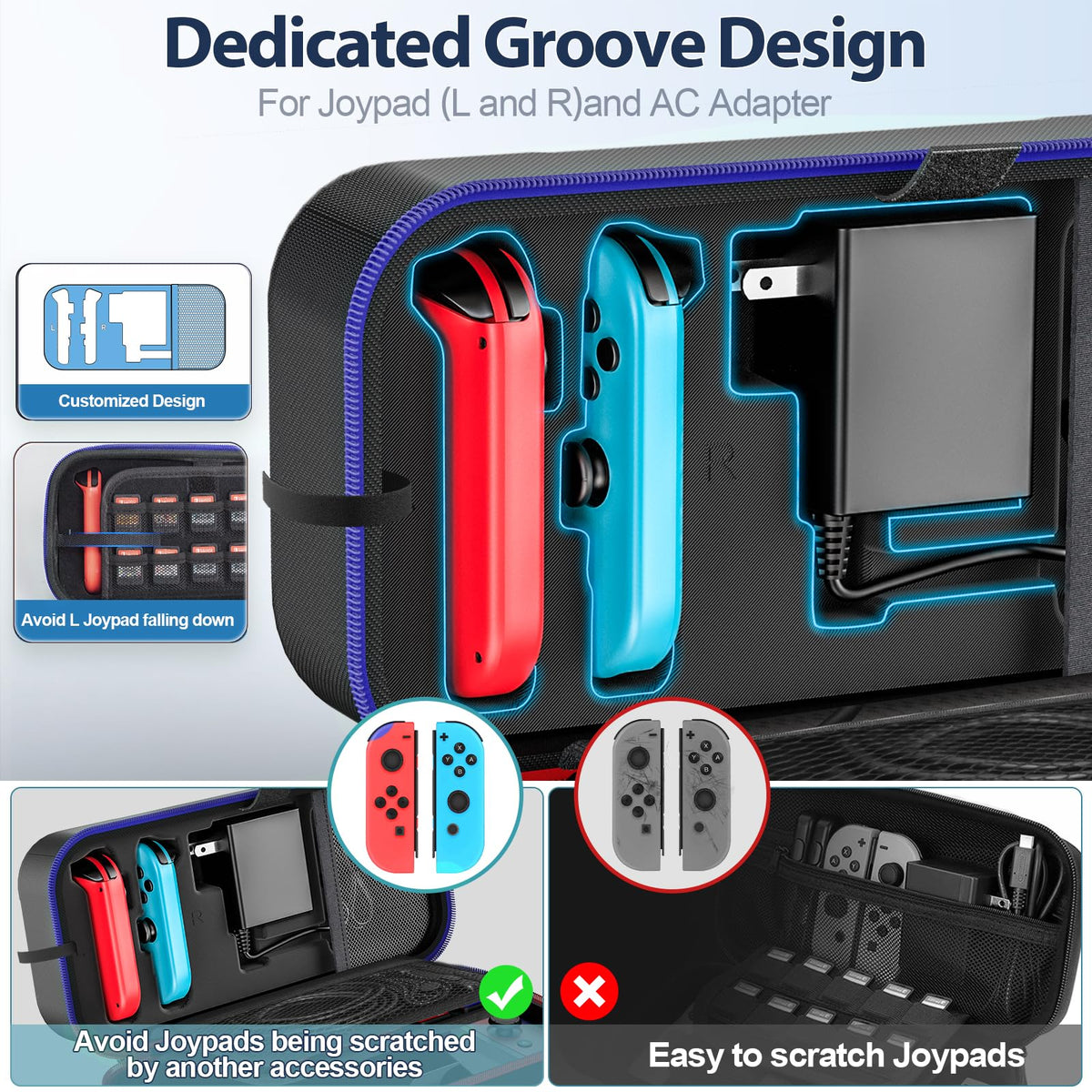 Carrying Case Compatible with Nintendo Switch/OLED Model Y13551