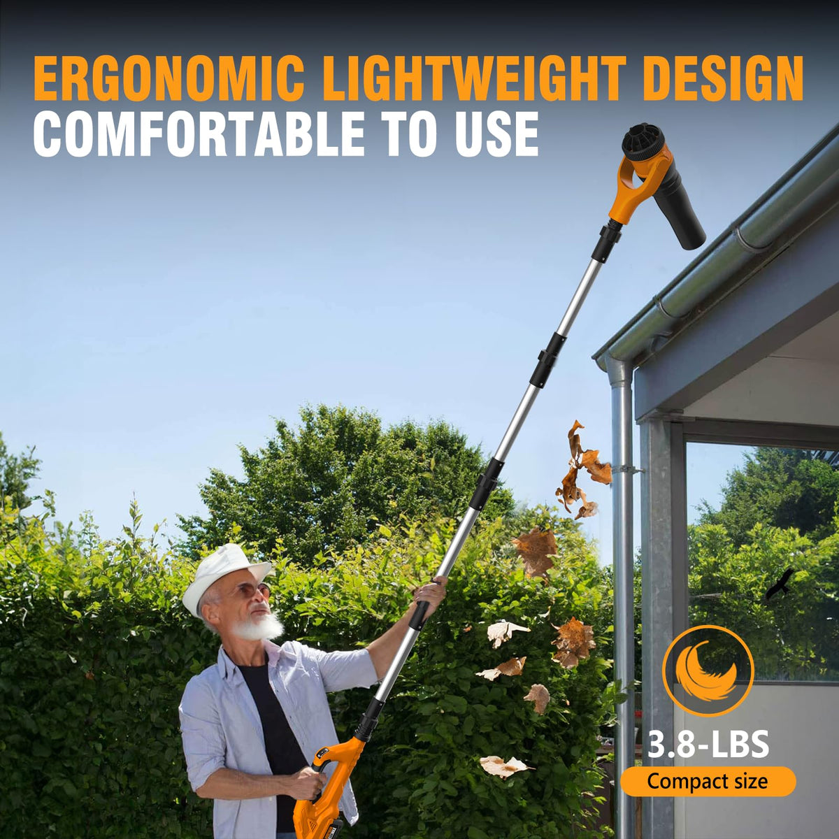 40V Cordless Leaf Blower 580CFM 180MPH M860