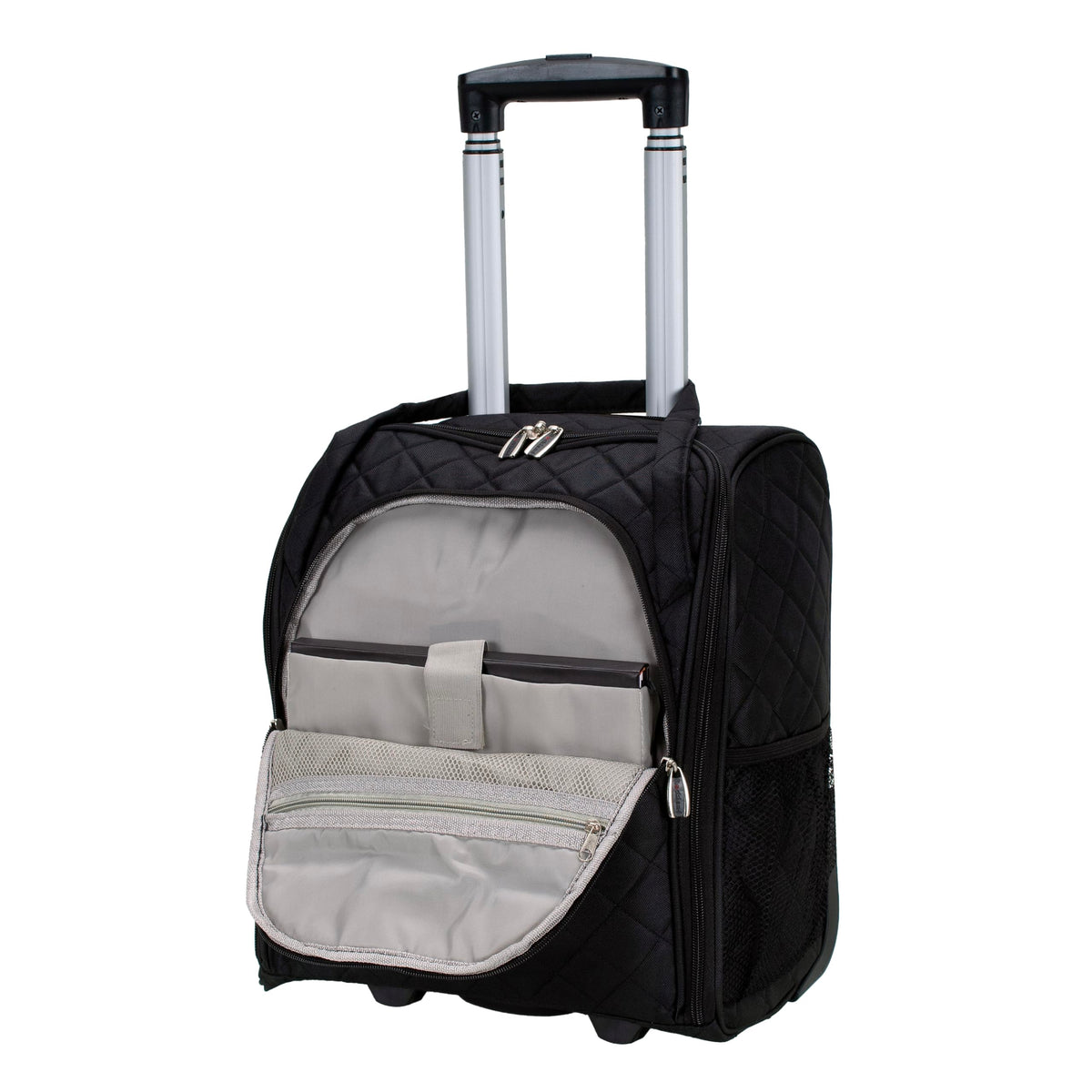 Black Wheeled Underseater Carry-On Luggage V460813