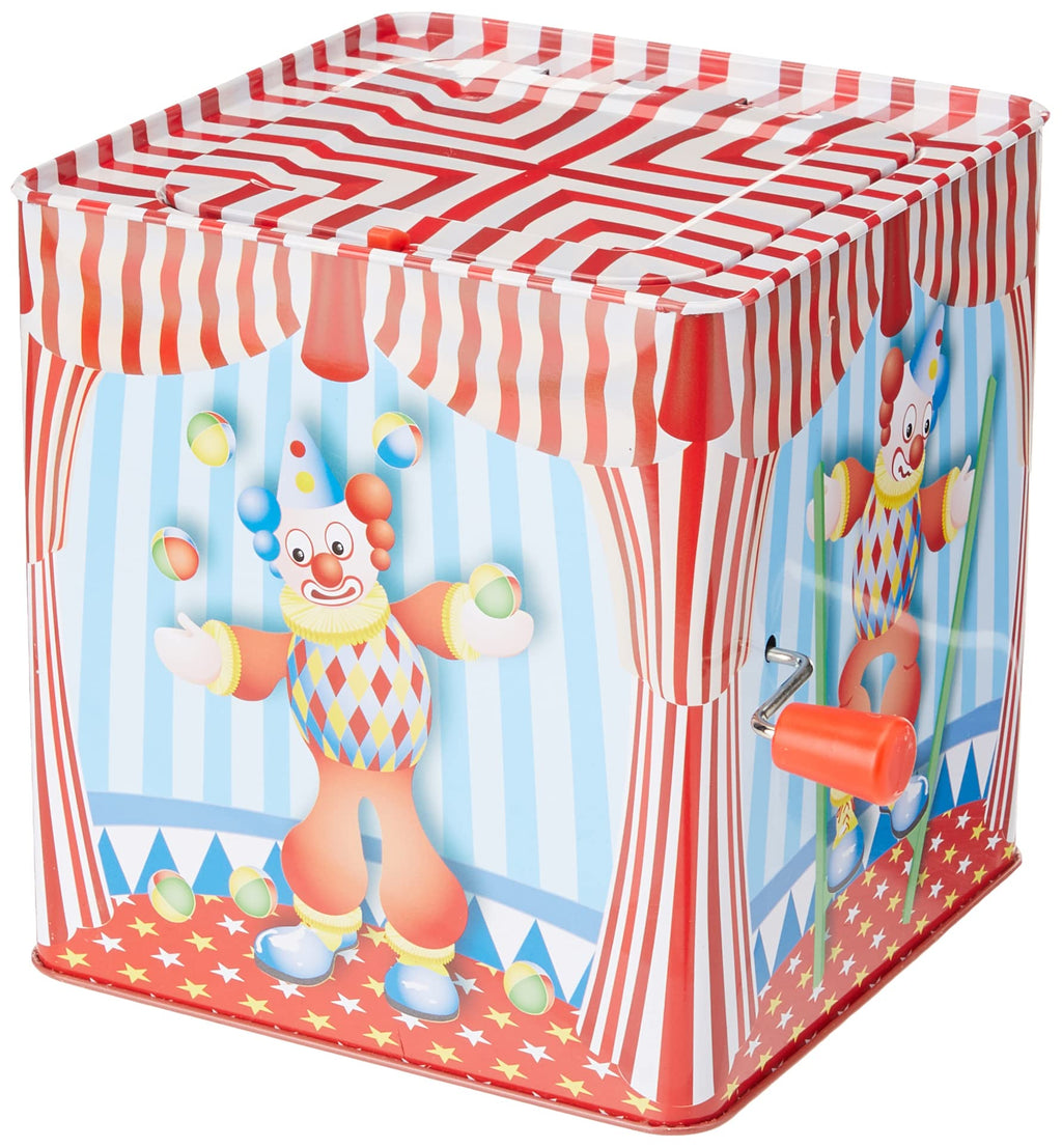 Clown Jack in The Box Tin Toy N2757