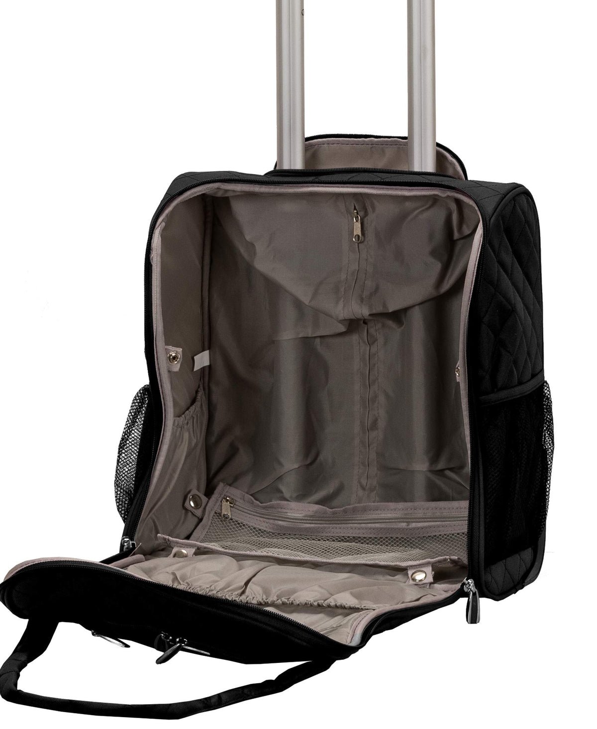Black Wheeled Underseater Carry-On Luggage V460813