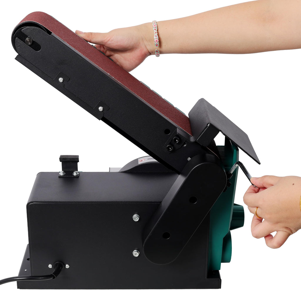 6" Disc and 4 x 36 in. Belt Sander with Aluminum Worktable V5864