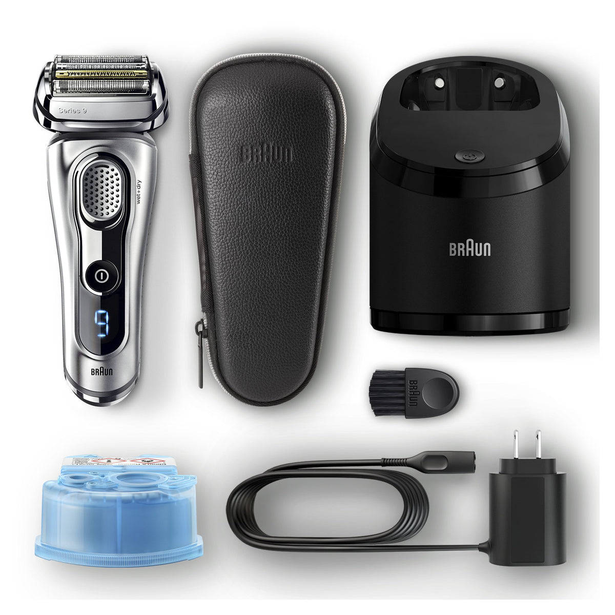 Electric Foil Shaver with Beard Trimmer, Rechargeable, Wet & Dry, 6 Piece Set F795