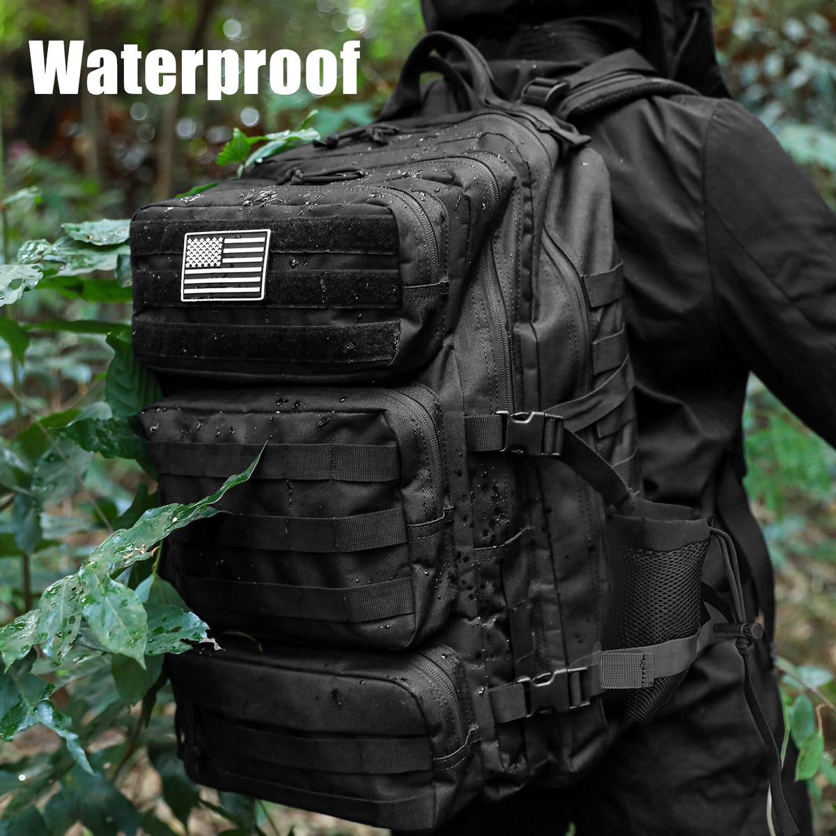 50L Military Tactical Backpack Black B25673