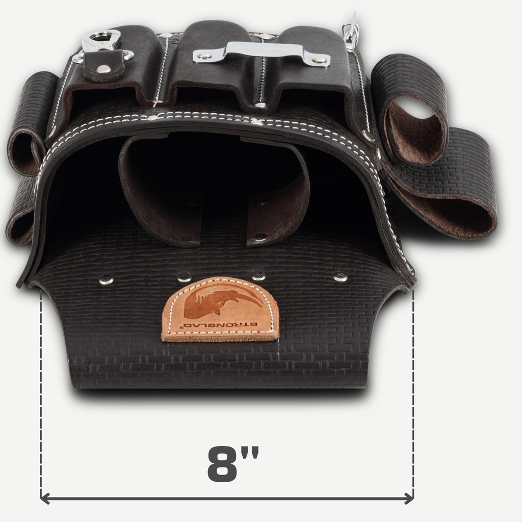 Heavy Duty 13-Pocket Top Grain Leather Tool Belt E541731