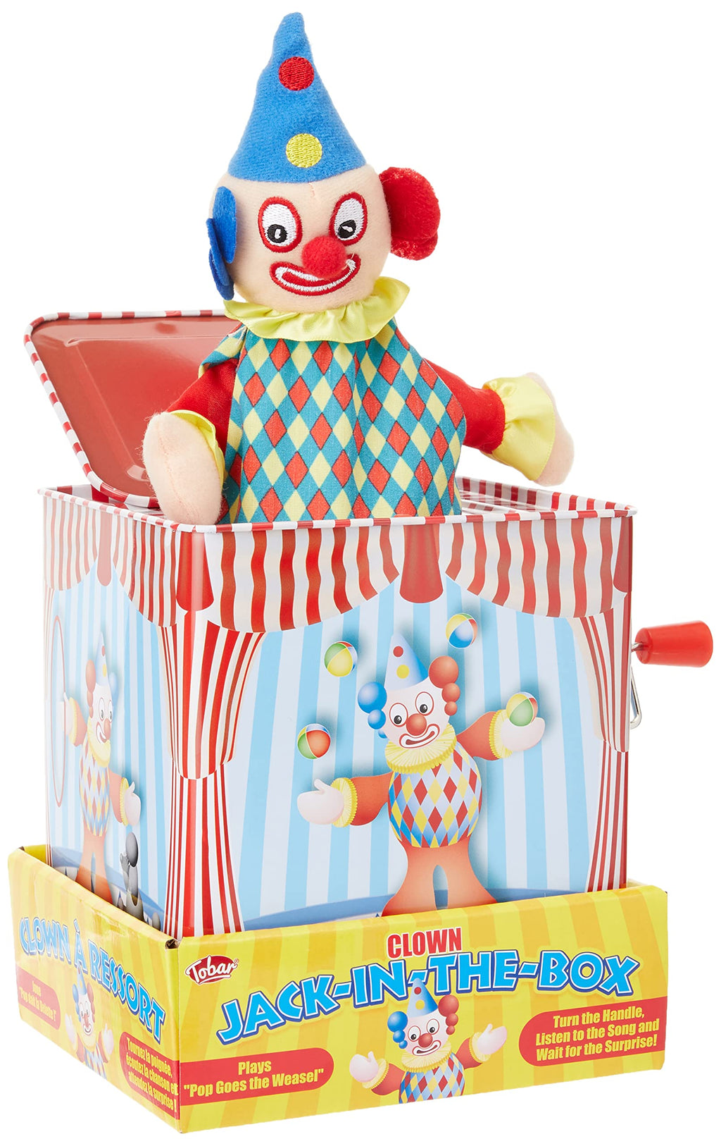 Clown Jack in The Box Tin Toy N2757