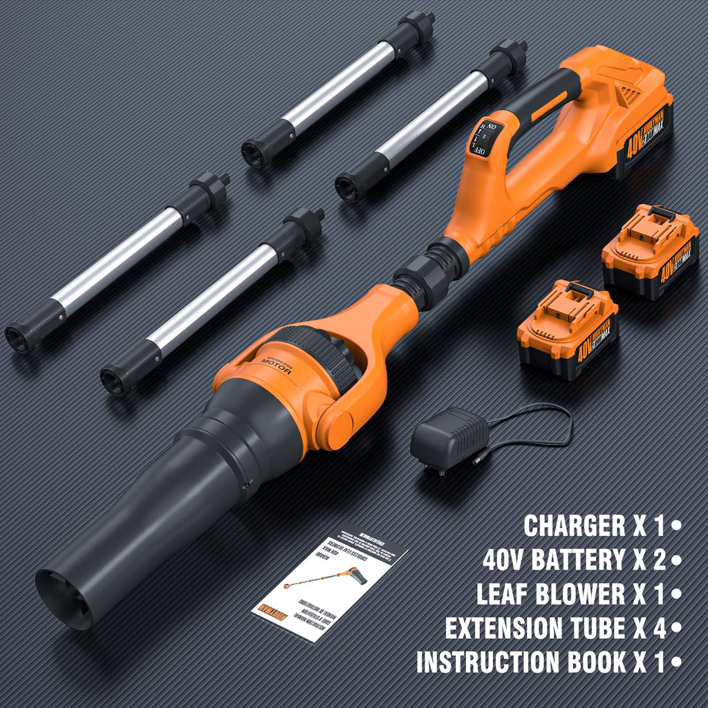 40V Cordless Leaf Blower 580CFM 180MPH M860
