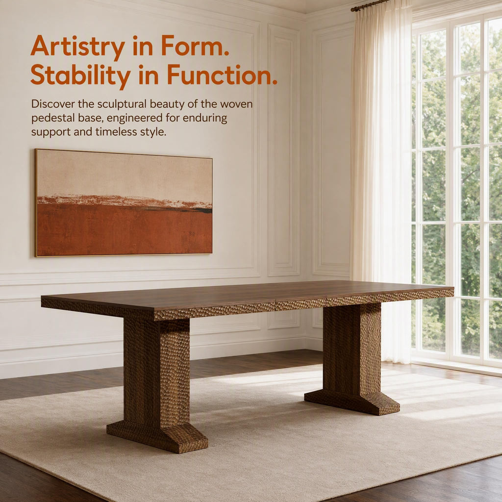 Extendable Dining Table Set for 8 J739