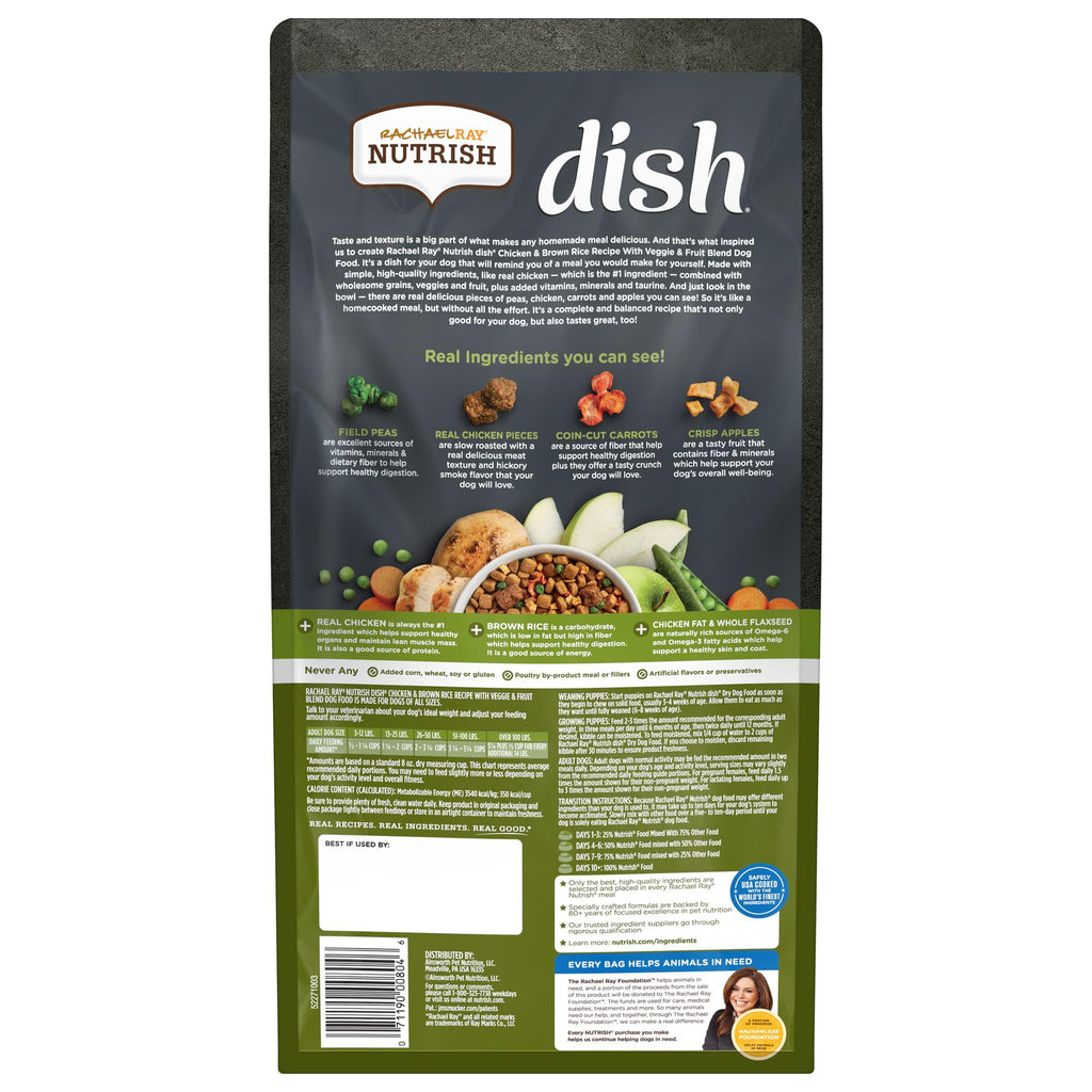 Natural Dry Dog Food Chicken & Brown Rice 3.75 Pound Bag Pack of 2 G635921