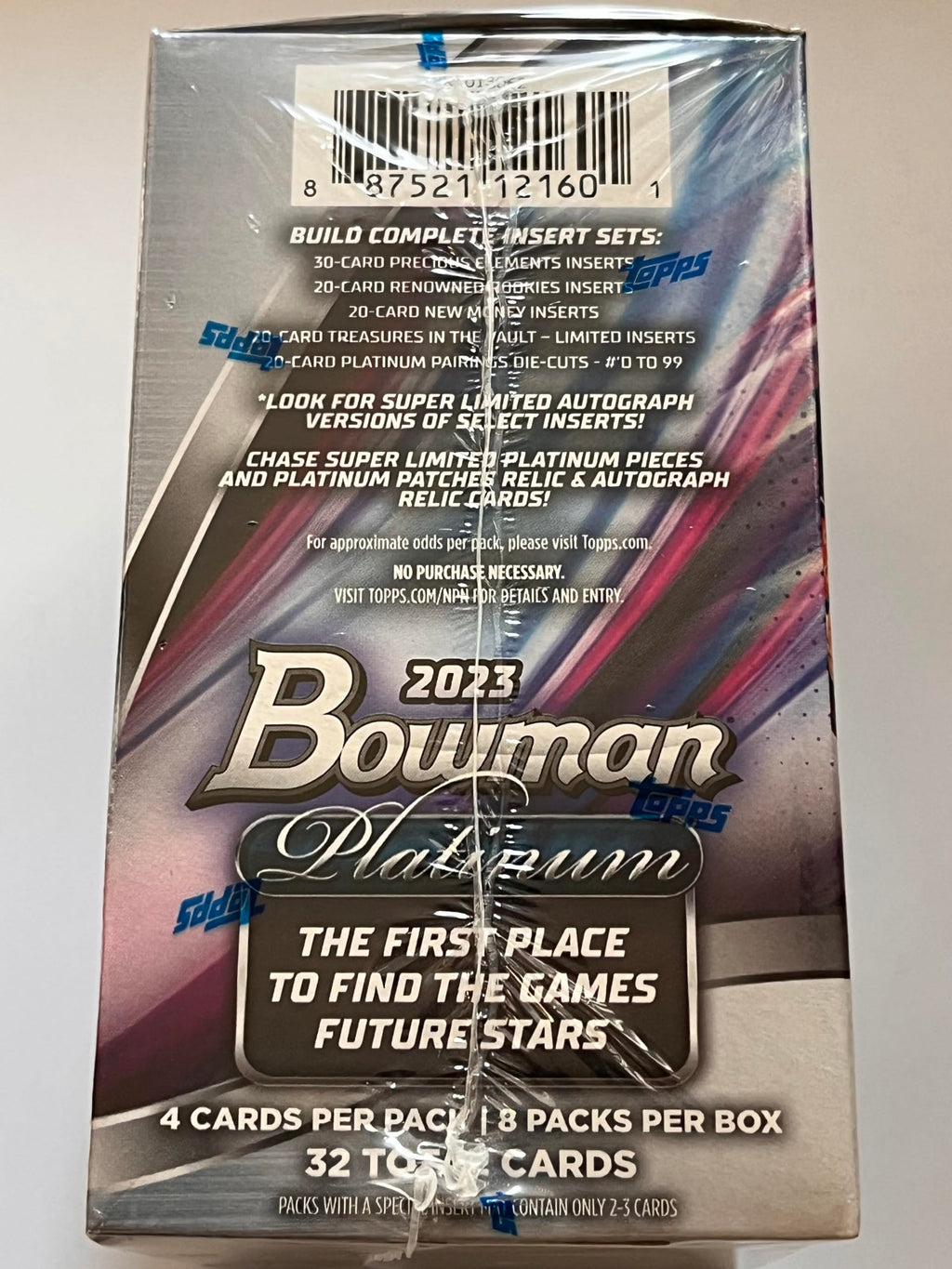 Bowman Platinum Baseball Blaster Box R524