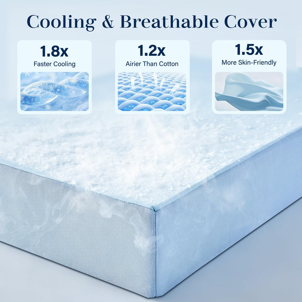 6 Inch Cooling Memory Foam Folding Mattress N255822