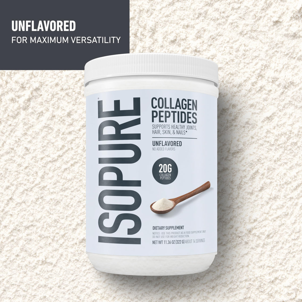 Unflavored Grass-Fed Collagen Peptides Powder X462173