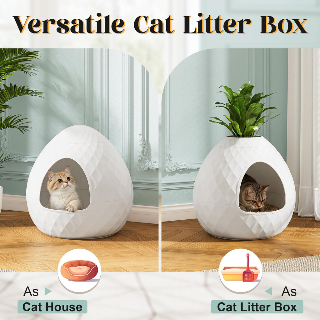 Enclosed Cat Litter Box with Lid R721