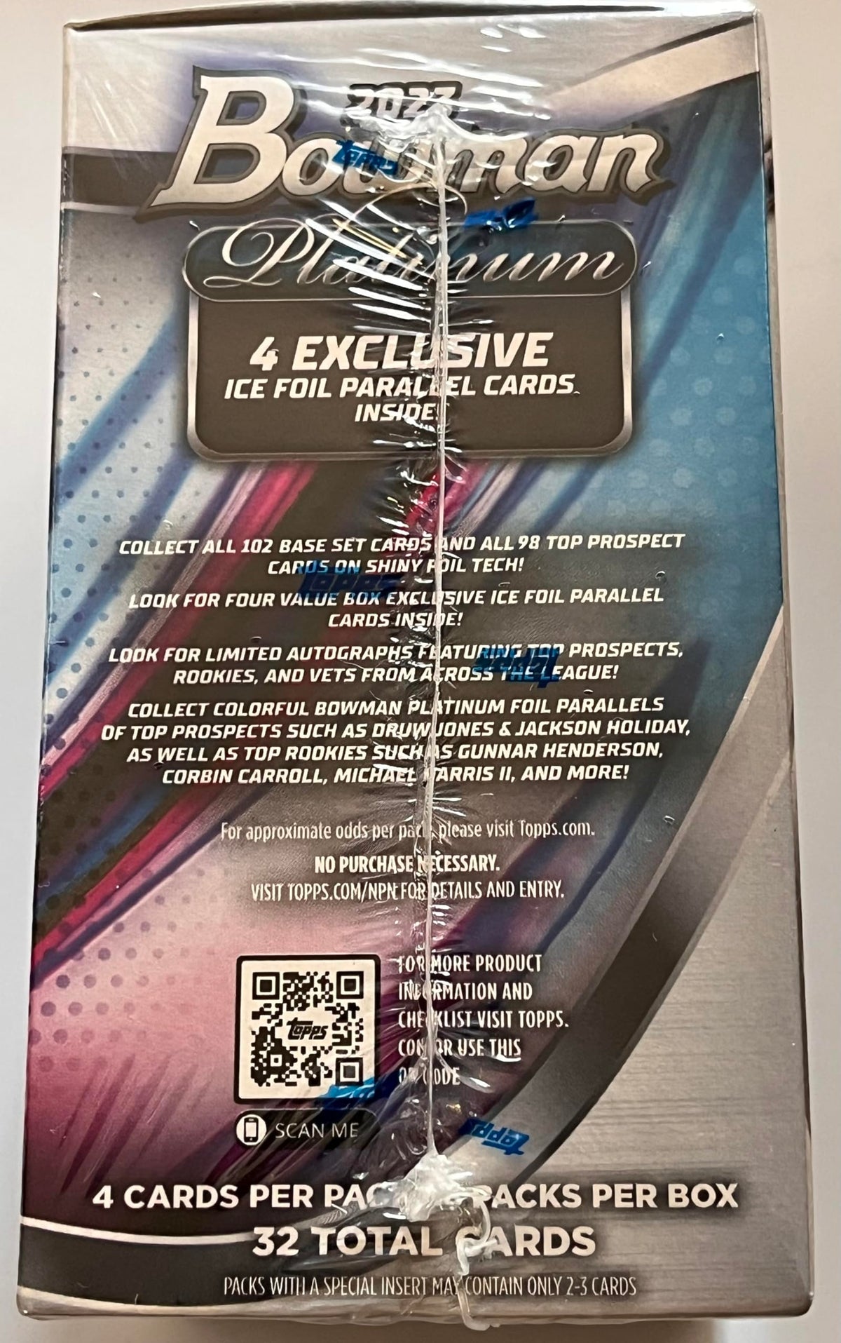 Bowman Platinum Baseball Blaster Box R524