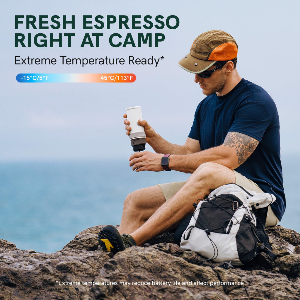 Portable Electric Espresso Machine with Self-Heating X542105