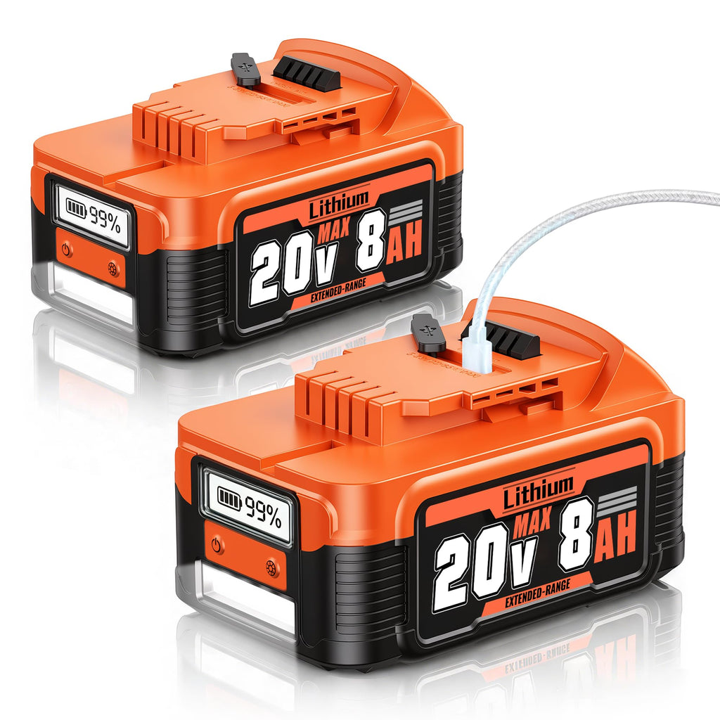 8.0Ah Replacement Battery with LCD Screen Q52508