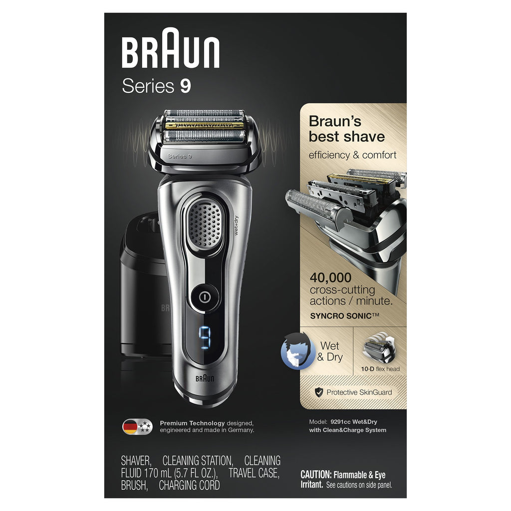 Electric Foil Shaver with Beard Trimmer, Rechargeable, Wet & Dry, 6 Piece Set F795