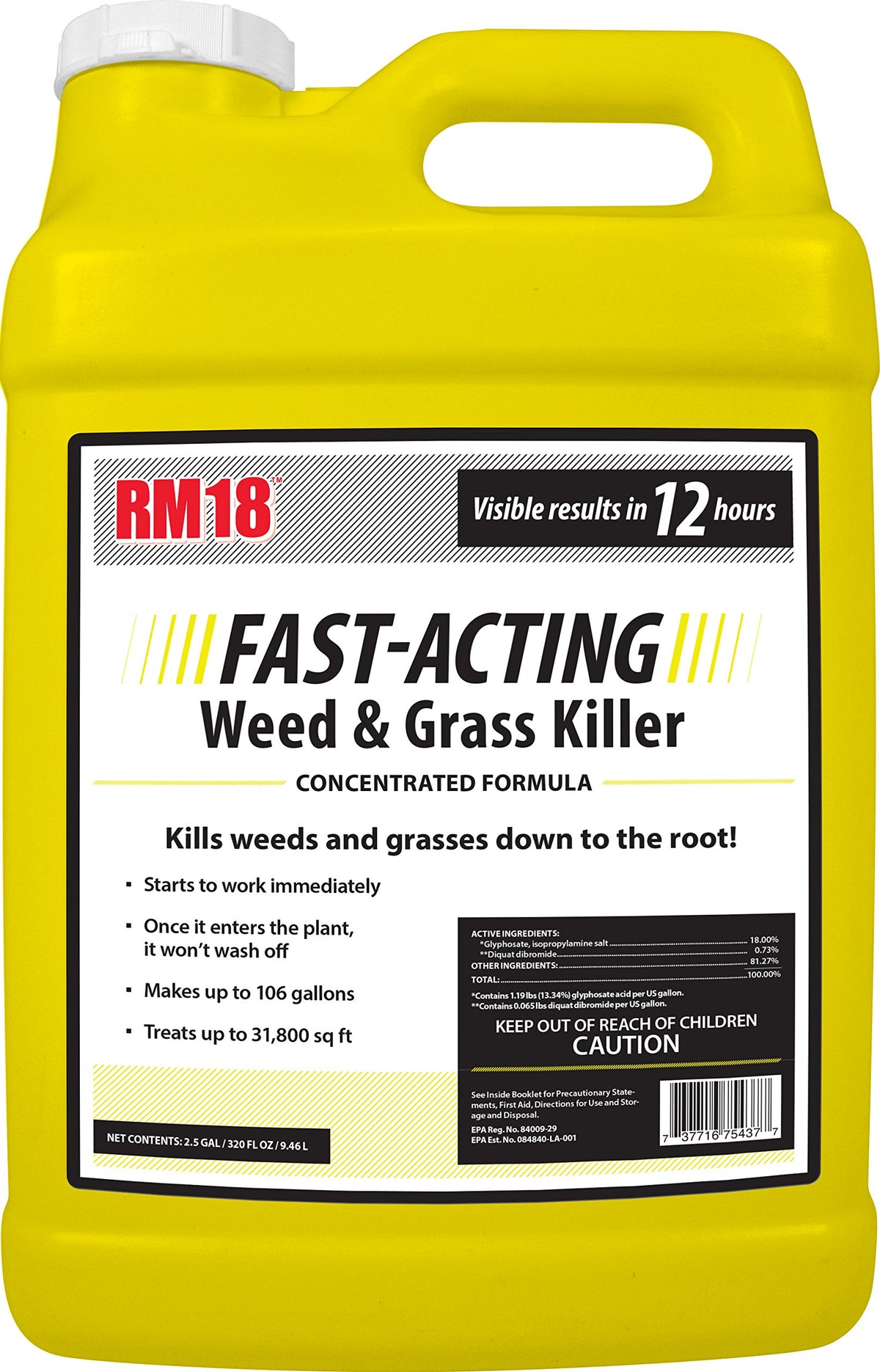 Fast-Acting Weed & Grass Killer Herbicide 2.5-gallon F208