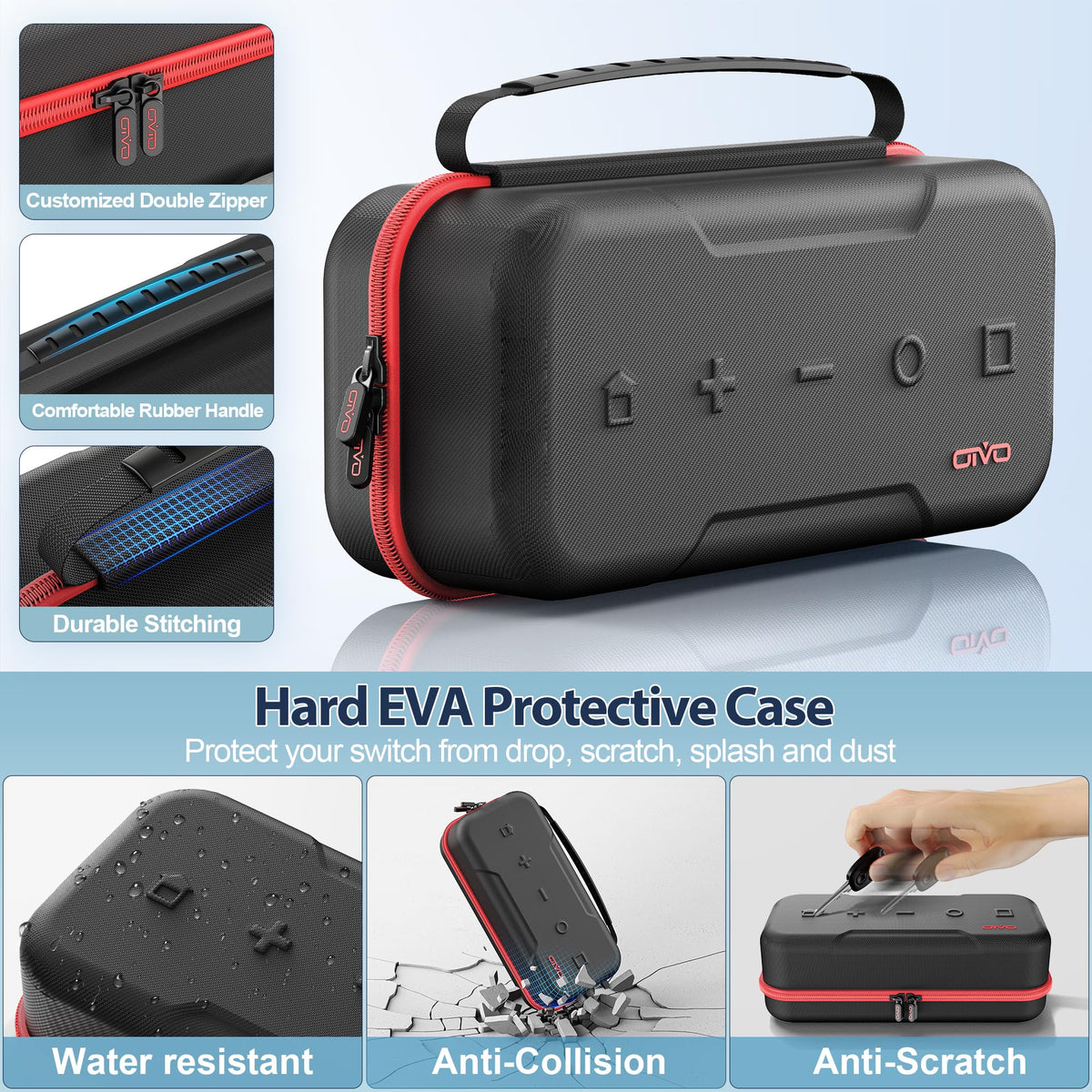 Carrying Case Compatible with Nintendo Switch/OLED Model Y13551