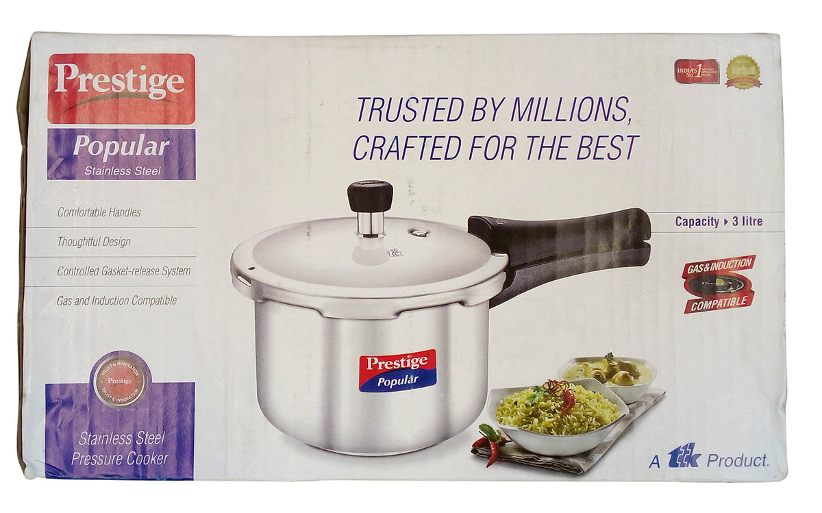 Stainless Steel Pressure Cooker 3 Litre K825