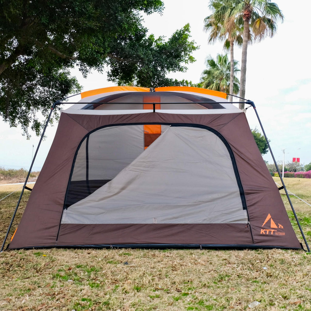 Extra Large 12 Person 2 Room 3 Door Waterproof Double Layer Cabin Tent S7930
