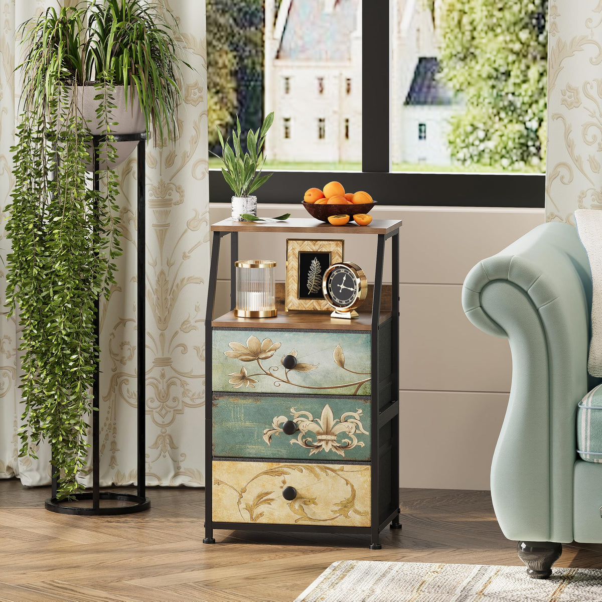Fabric Drawers Dresser Storage Tower T73819