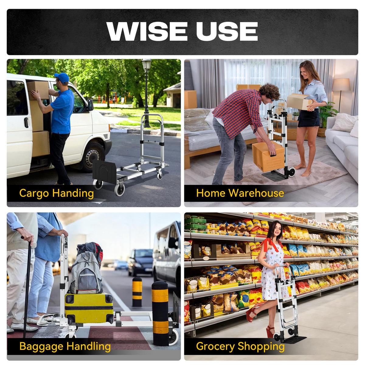 3-in-1 Convertible Dolly Cart O458680