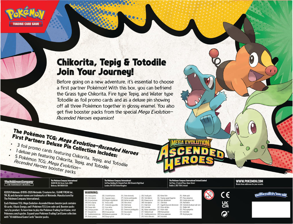 Pokémon TCG 3 Foil Promo Cards 1 Deluxe Pin & 5 Booster Packs Y67082